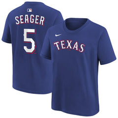 Corey Seager Texas Rangers Nike Youth Name & Number T-Shirt - MLB
