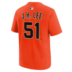 Jung Hoo Lee San Francisco Giants Nike Youth Name & Number T-Shirt - MLB