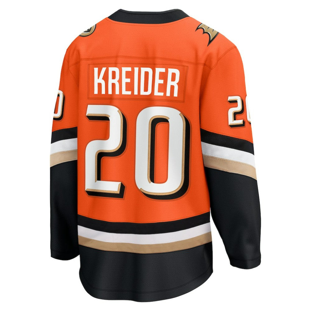 Chris Kreider Anaheim Ducks Fanatics Home Breakaway Jersey - Orange - NHL