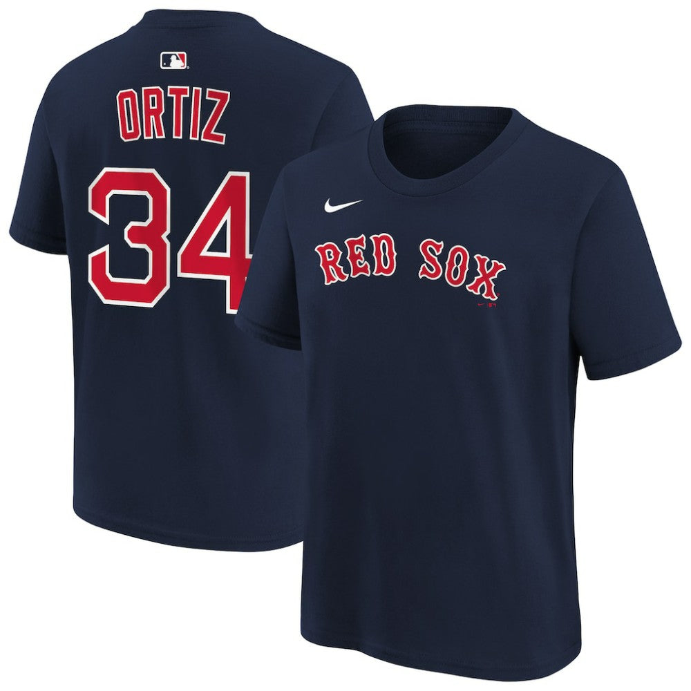 David Ortiz Boston Red Sox Nike Youth Name & Number T-Shirt - MLB