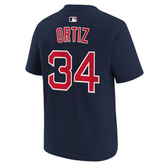 David Ortiz Boston Red Sox Nike Youth Name & Number T-Shirt - MLB