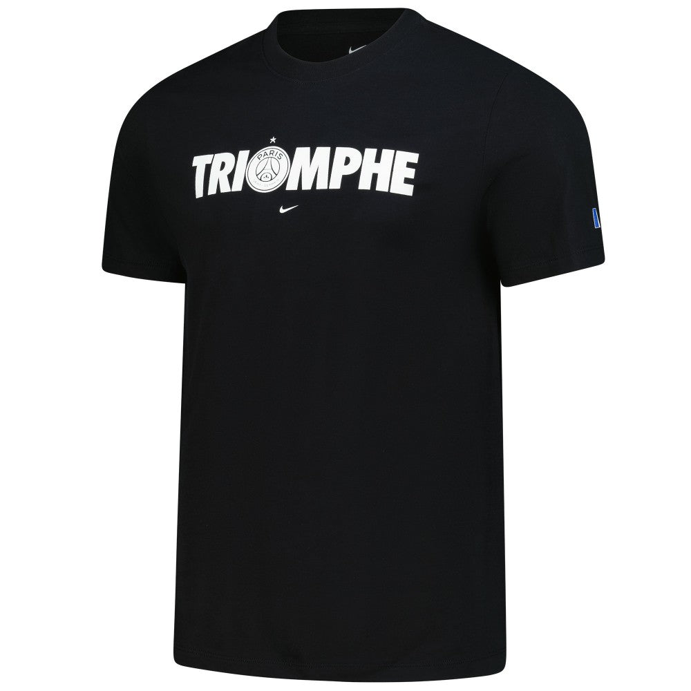 Paris Saint-Germain 2025 Champions of Europe Triomphe T-Shirt Black | Nike discount