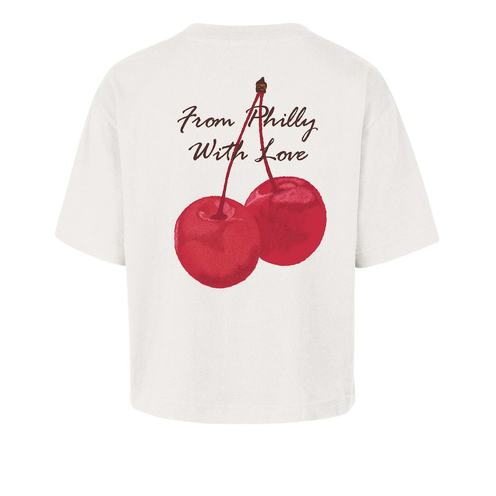 Philadelphia Eagles '47 Women's Love Letter Reed City T-Shirt Cream | 47 brand