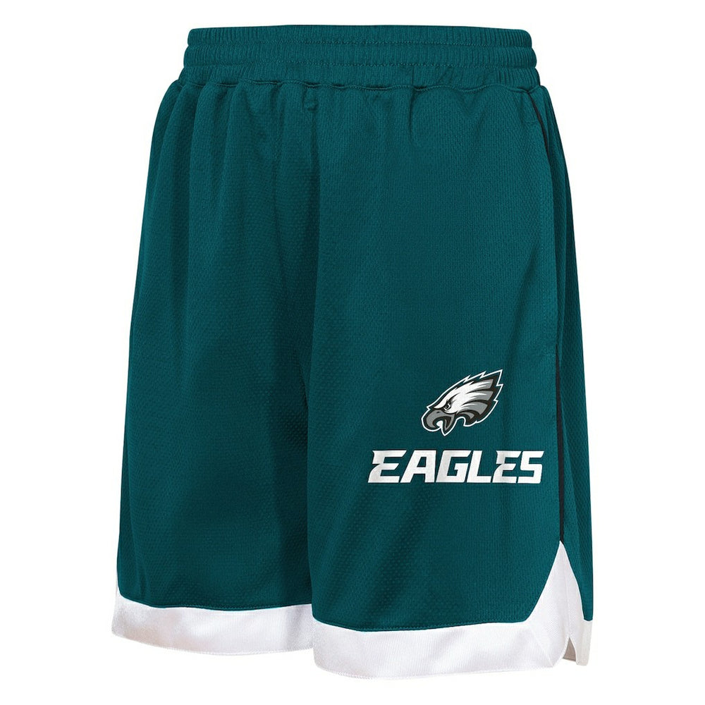 Philadelphia Eagles Outerstuff Youth All Star Mesh Shorts Midnight Green | NFL