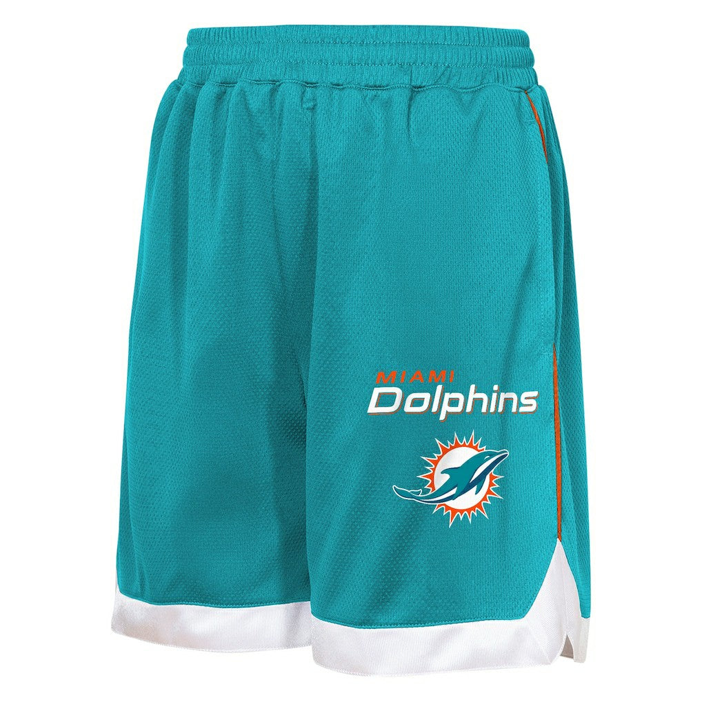 Miami Dolphins Outerstuff Youth All Star Mesh Shorts Aqua | NFL