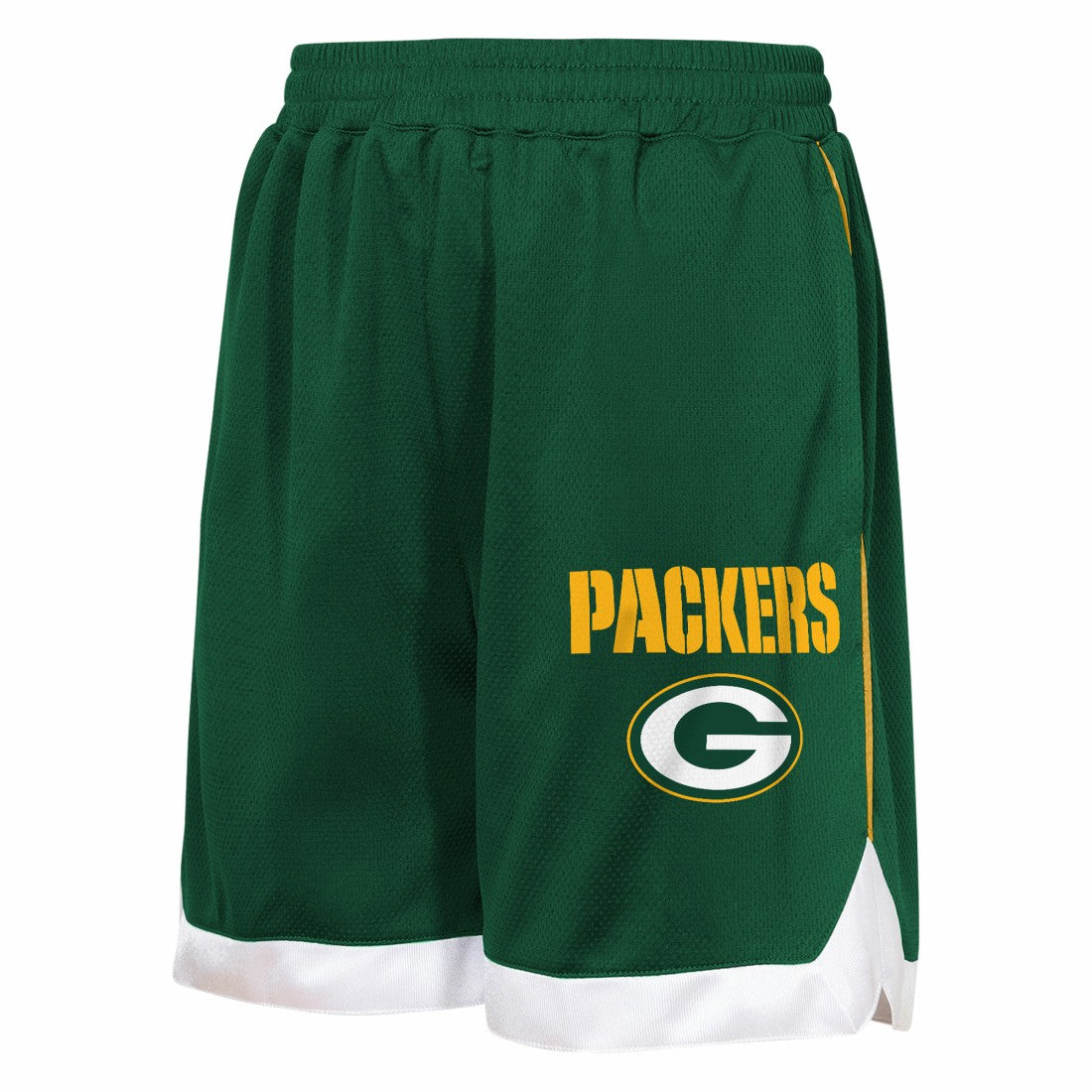 Green Bay Packers Outerstuff Youth All Star Mesh Shorts Green | NFL