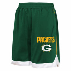Green Bay Packers Outerstuff Youth All Star Mesh Shorts Green | NFL