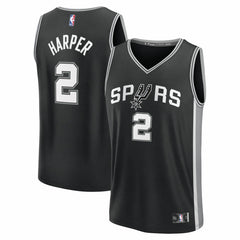 Dylan Harper San Antonio Spurs 2025 NBA Draft First Round Pick Fast Break Replica Jersey Icon Edition Black - NBA