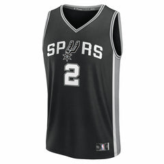 Dylan Harper San Antonio Spurs 2025 NBA Draft First Round Pick Fast Break Replica Jersey Icon Edition Black - NBA