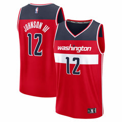 Tre Johnson III Washington Wizards 2025 NBA Draft First Round Pick Fast Break Replica Jersey Icon Edition Red - NBA