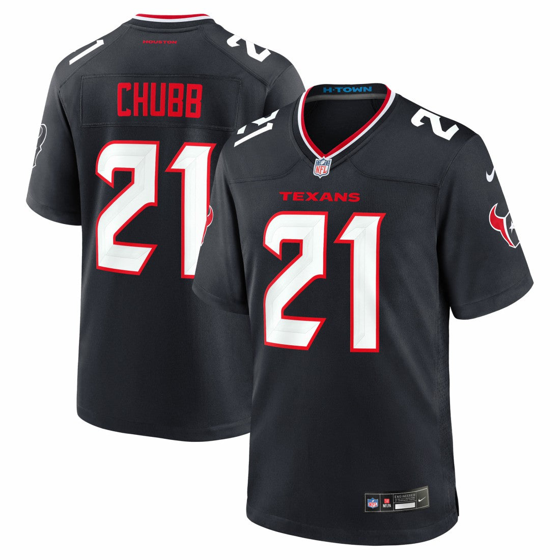 Nick Chubb Houston Texans Team Game Jersey Navy | Nike for Sale