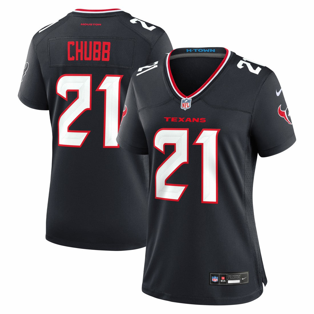 Nick Chubb Houston Texans Women's Team Game Jersey Navy | Nike for Sale