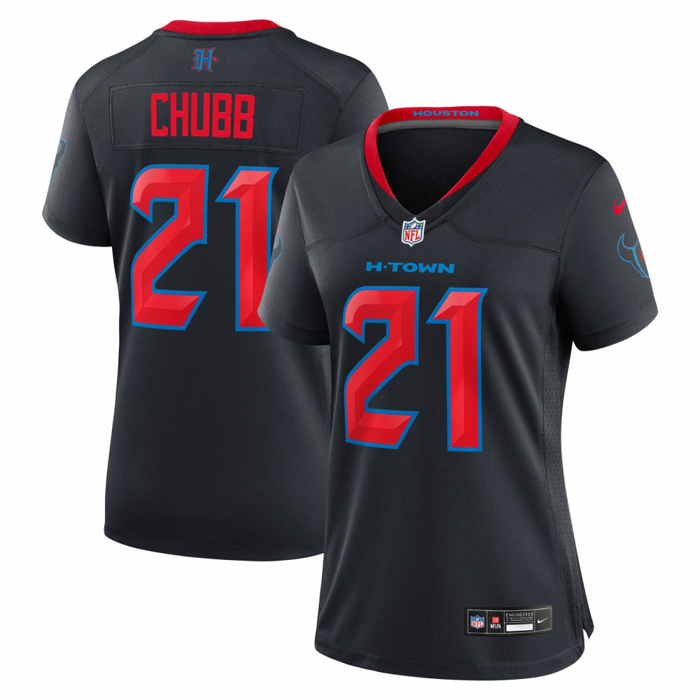 Nick Chubb Houston Texans Women's Game Jersey Navy | Nike for Sale