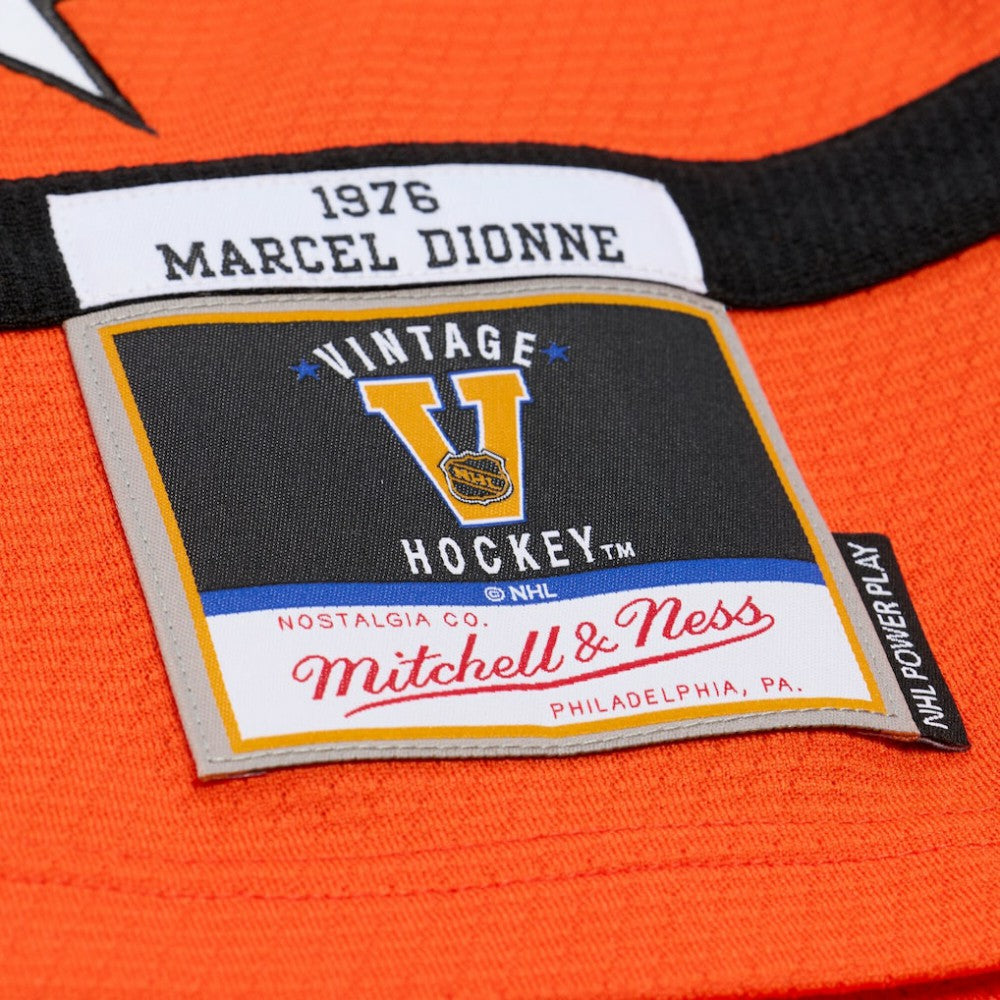 Marcel Dionne Mitchell & Ness 1976 NHL All-Star Game Power Play Jersey - Orange - NHL
