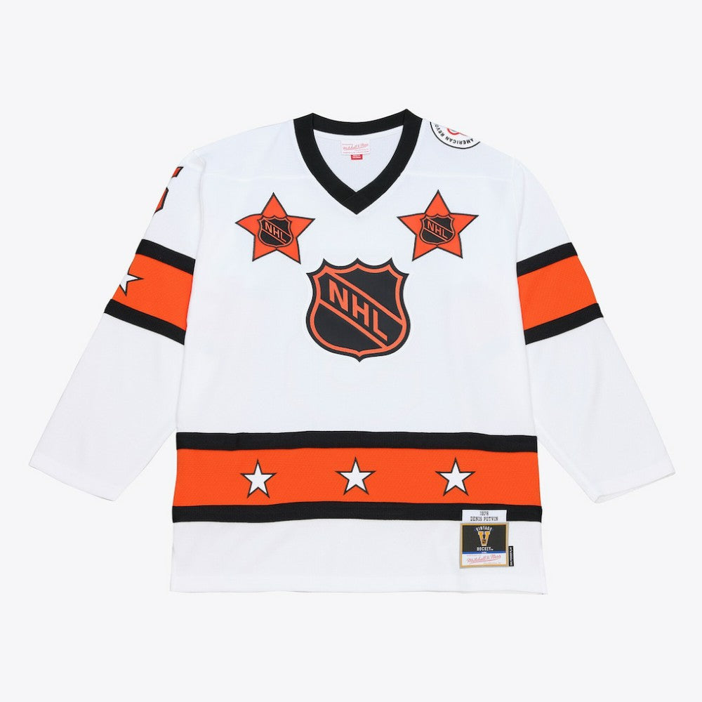 Denis Potvin Mitchell & Ness 1976 NHL All-Star Game Power Play Jersey - White - NHL