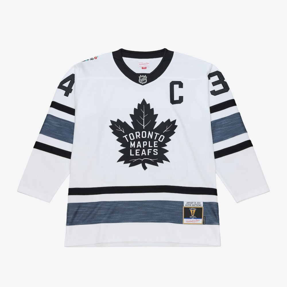 Auston Matthews Mitchell & Ness 2019 All-Star Game Power Play Jersey - White - NHL