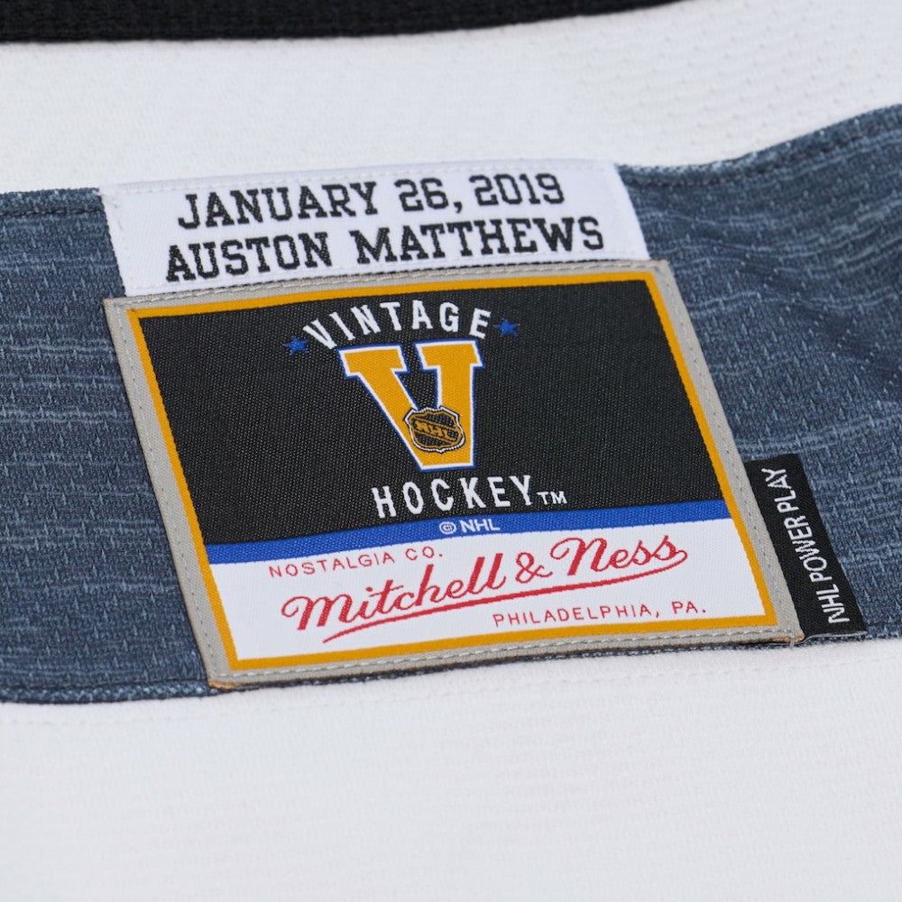 Auston Matthews Mitchell & Ness 2019 All-Star Game Power Play Jersey - White - NHL