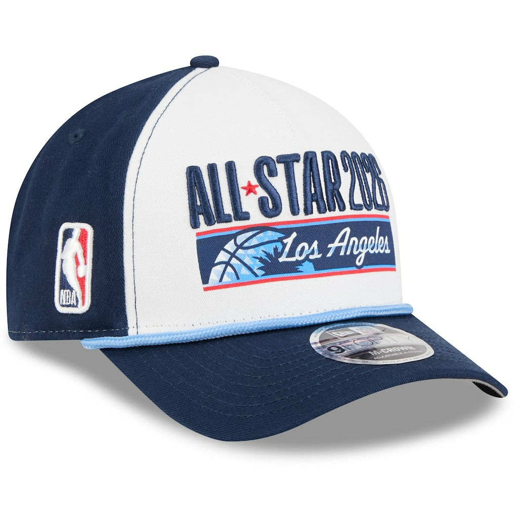 2026 NBA All-Star Game A-Frame 9FORTY Adjustable Hat White/Navy - NBA