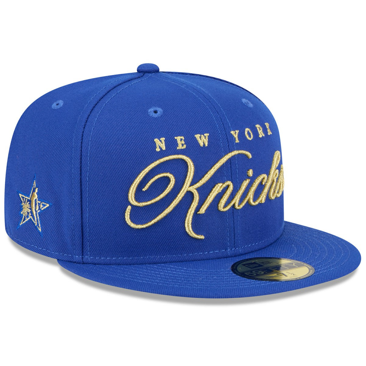 New York Knicks 2026 NBA All-Star Game Script 59FIFTY Fitted Hat Blue - NBA