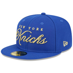 New York Knicks 2026 NBA All-Star Game Script 59FIFTY Fitted Hat Blue - NBA