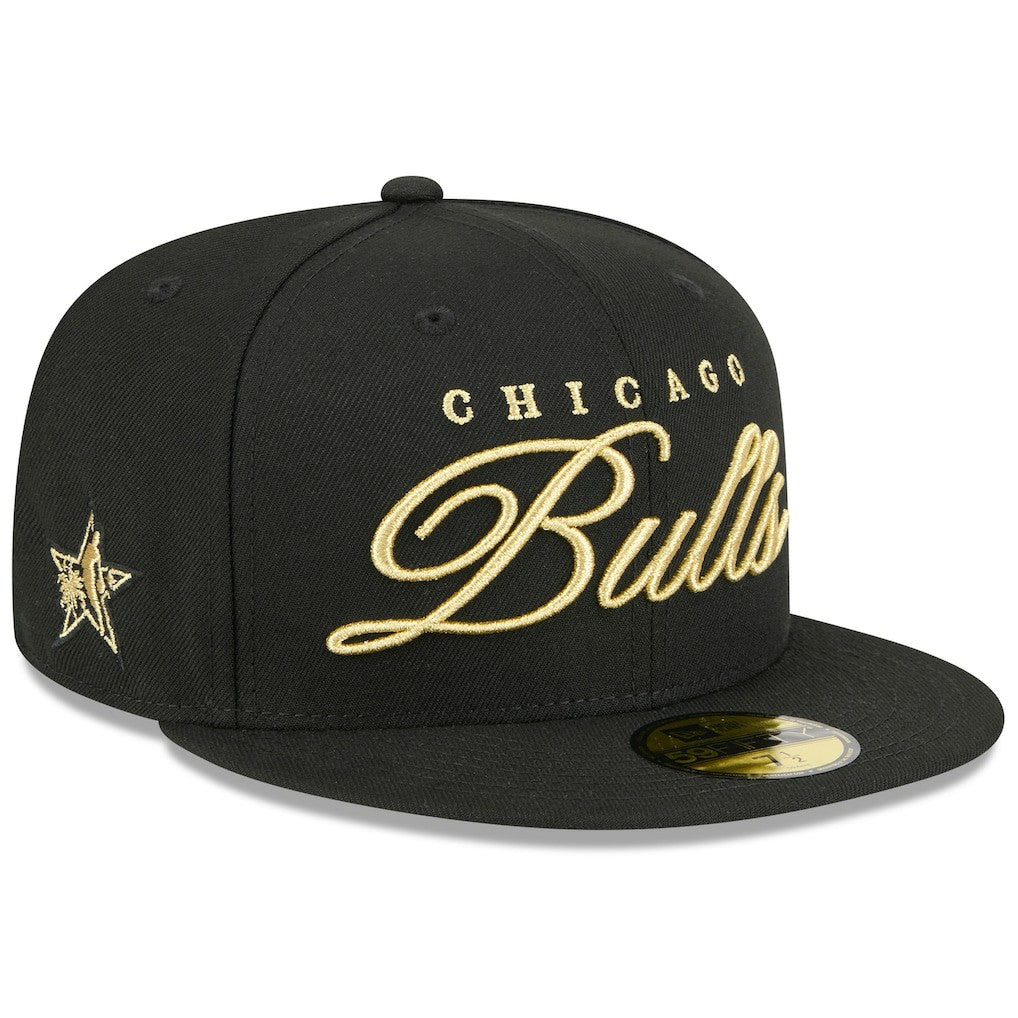 Chicago Bulls 2026 NBA All-Star Game Script 59FIFTY Fitted Hat Black - NBA