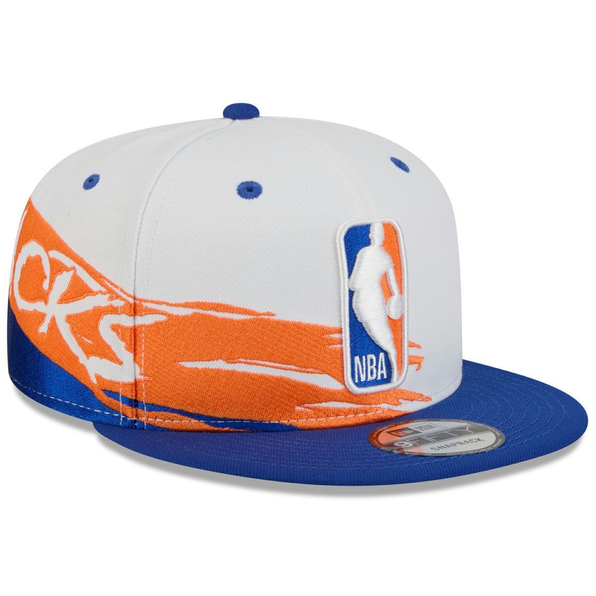New York Knicks 2026 NBA All-Star Game Brushstroke 9FIFTY Snapback Hat White/Blue - NBA