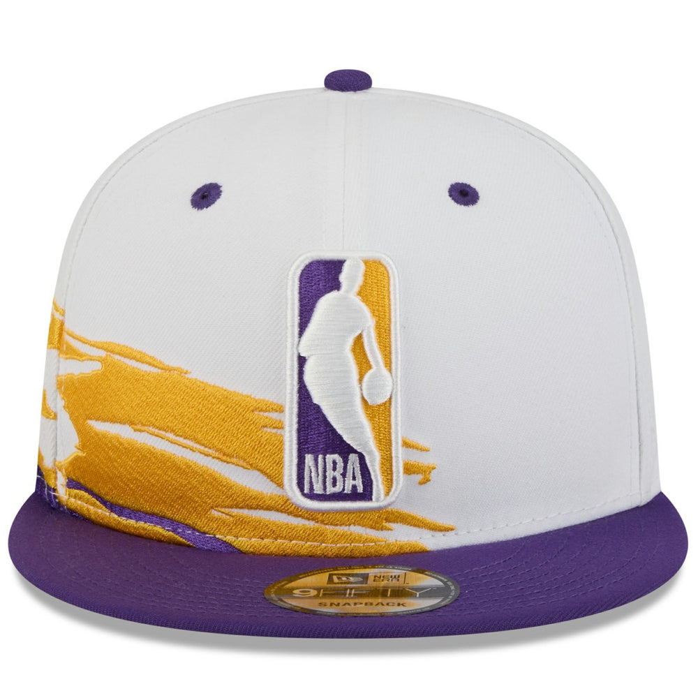 Los Angeles Lakers 2026 NBA All-Star Game Brushstroke 9FIFTY Snapback Hat White/Purple - NBA