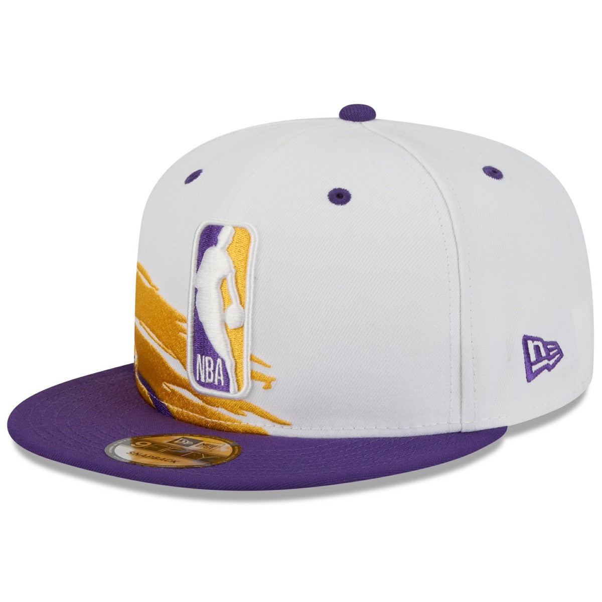 Los Angeles Lakers 2026 NBA All-Star Game Brushstroke 9FIFTY Snapback Hat White/Purple - NBA