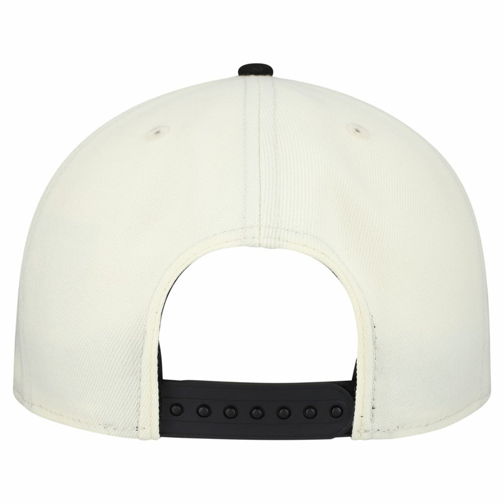 Chicago Bulls Stretched 2-Tone A-Frame 9FIFTY Adjustable Hat Cream/Black - NBA