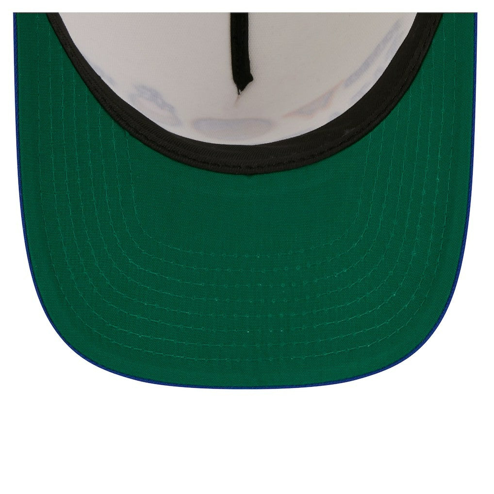 Golden State Warriors Stretched 2-Tone A-Frame 9FIFTY Adjustable Hat Cream/Royal - NBA