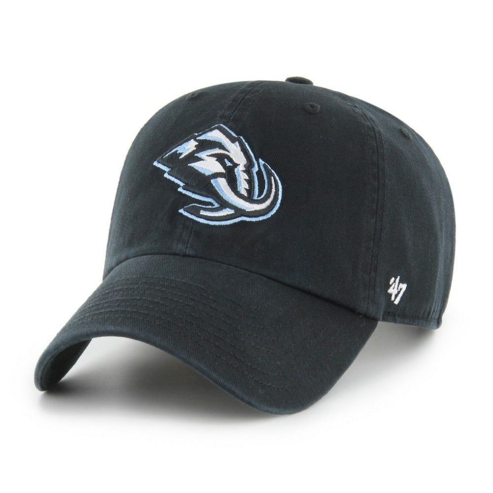 Utah Mammoth '47 Logo Clean Up Adjustable Hat - Black - NHL