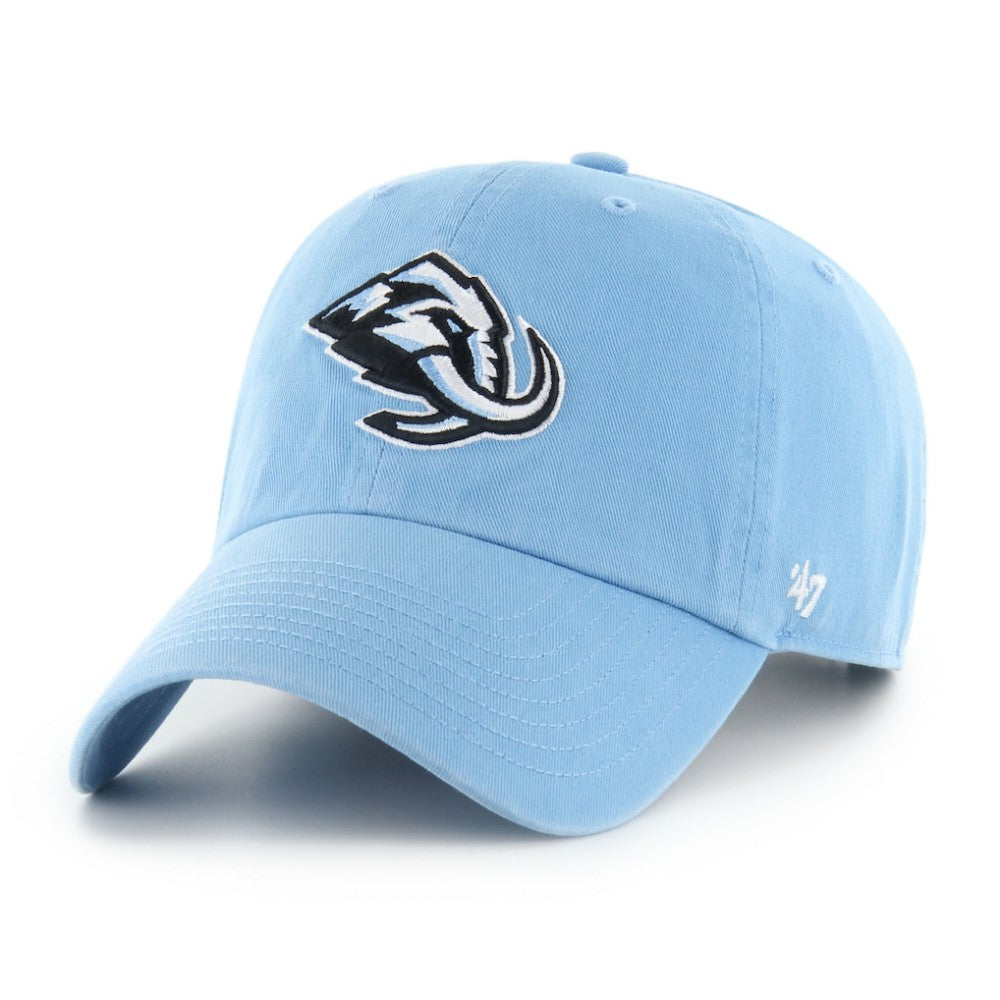 Utah Mammoth '47 Logo Clean Up Adjustable Hat - Light Blue - NHL