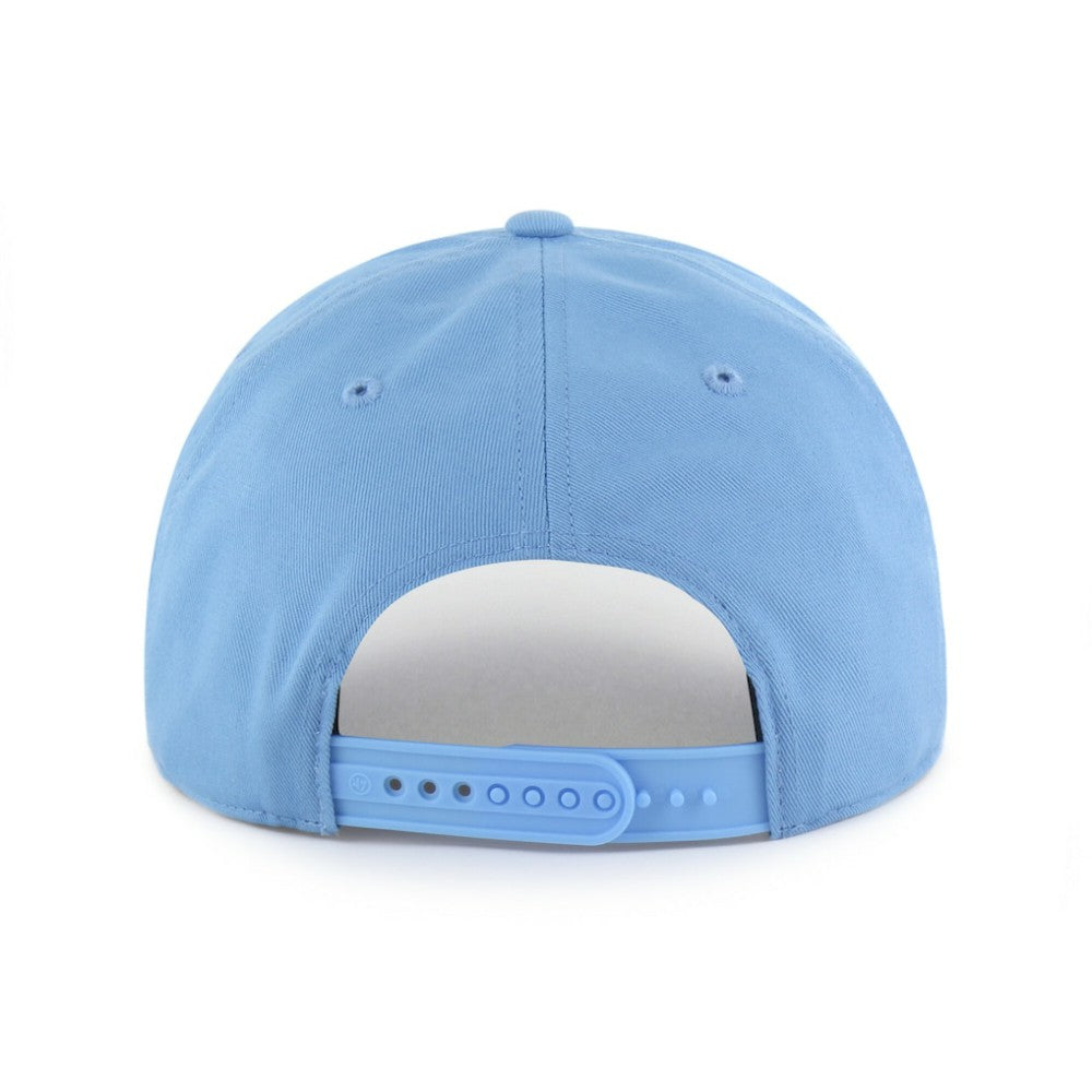 Utah Mammoth '47 Overhand Logo Side Patch Adjustable Hitch Hat - Light Blue - NHL
