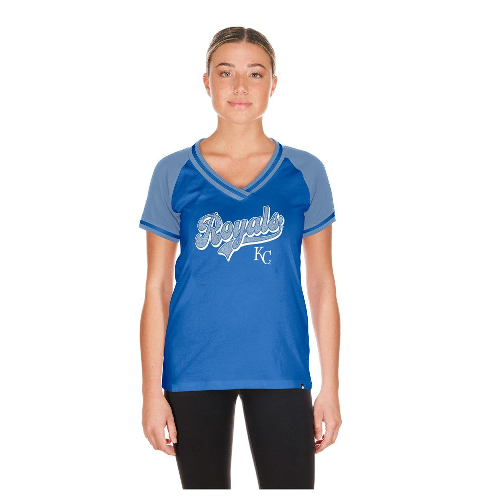 Kansas City Royals New Era Women's Gameday V-Neck T-Shirt - MLB