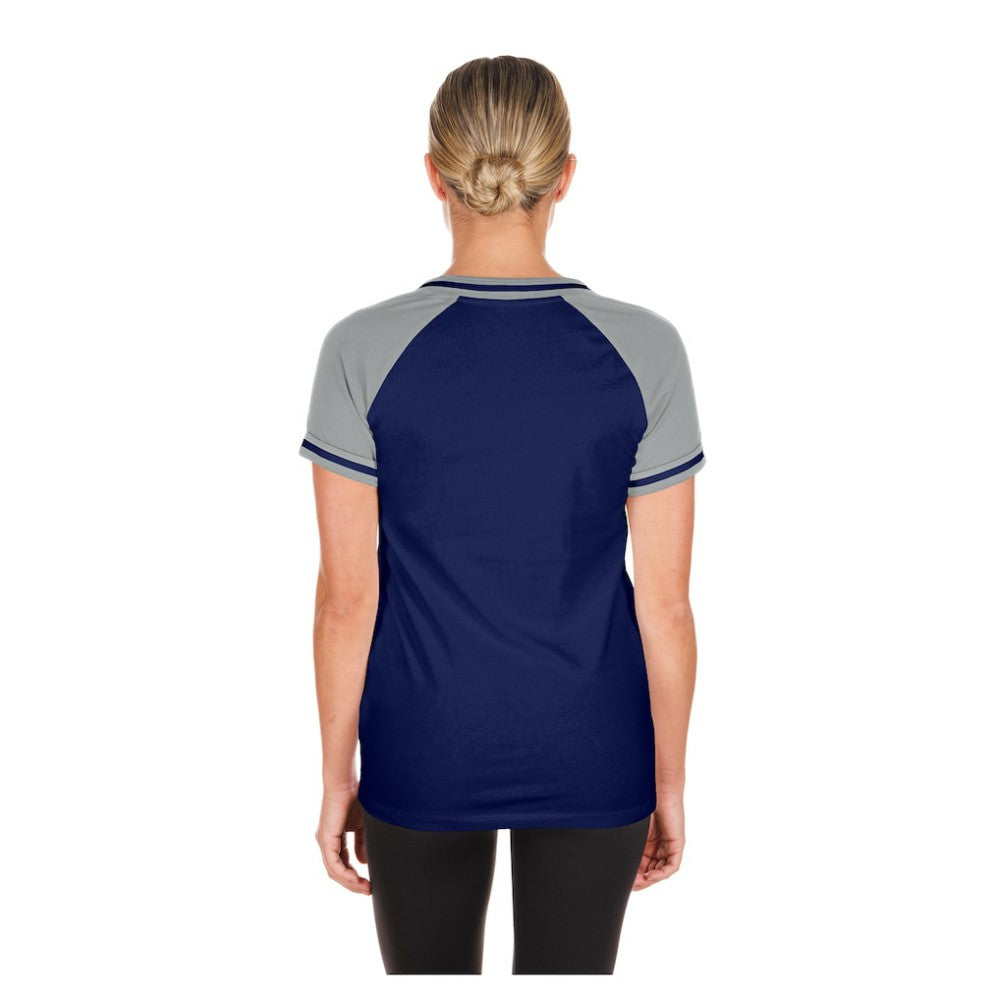 Los Angeles Dodgers New Era Women's Gameday V-Neck T-Shirt - MLB