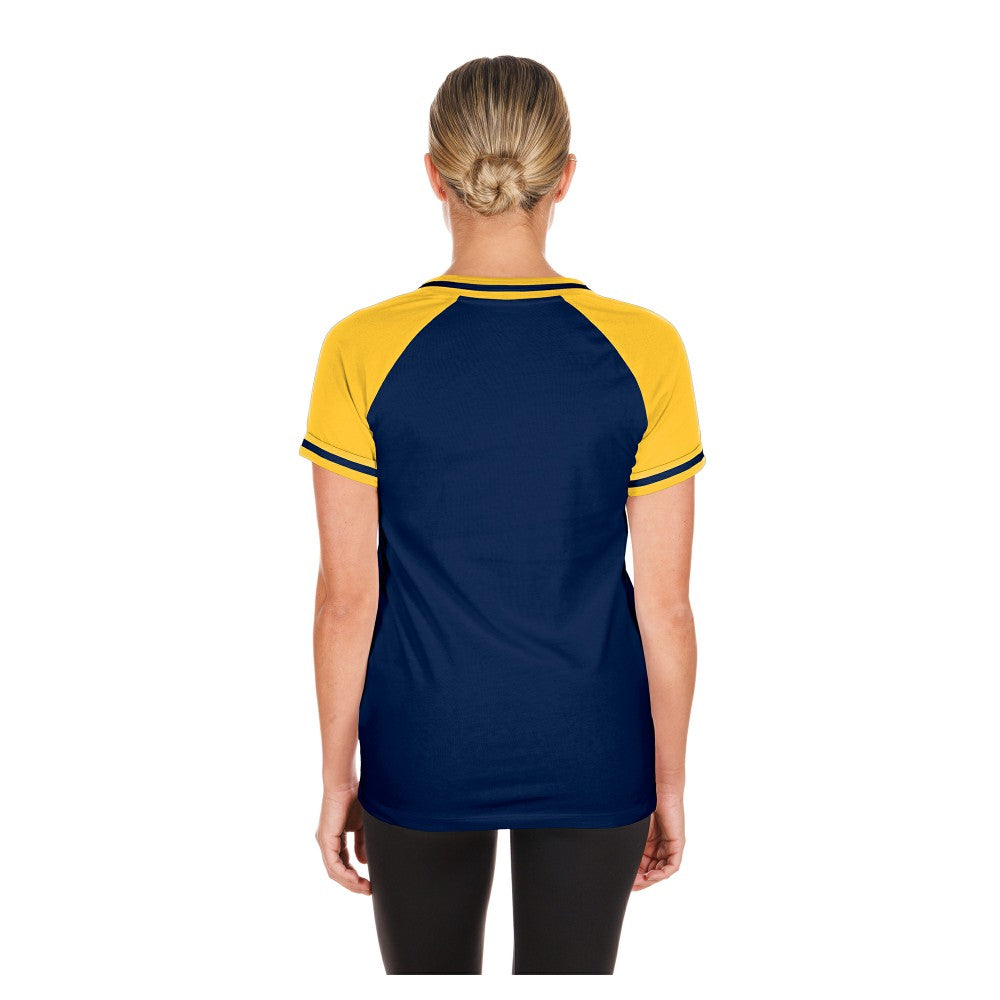Milwaukee Brewers New Era Women's Gameday V-Neck T-Shirt - MLB