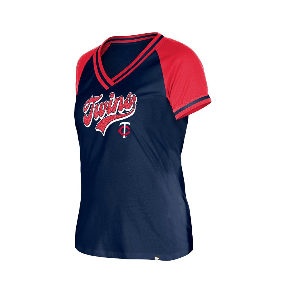 Minnesota Twins New Era Women's Gameday V-Neck T-Shirt - MLB