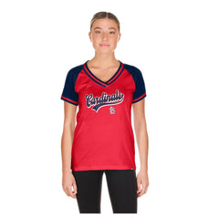 St. Louis Cardinals New Era Women's Gameday V-Neck T-Shirt - MLB