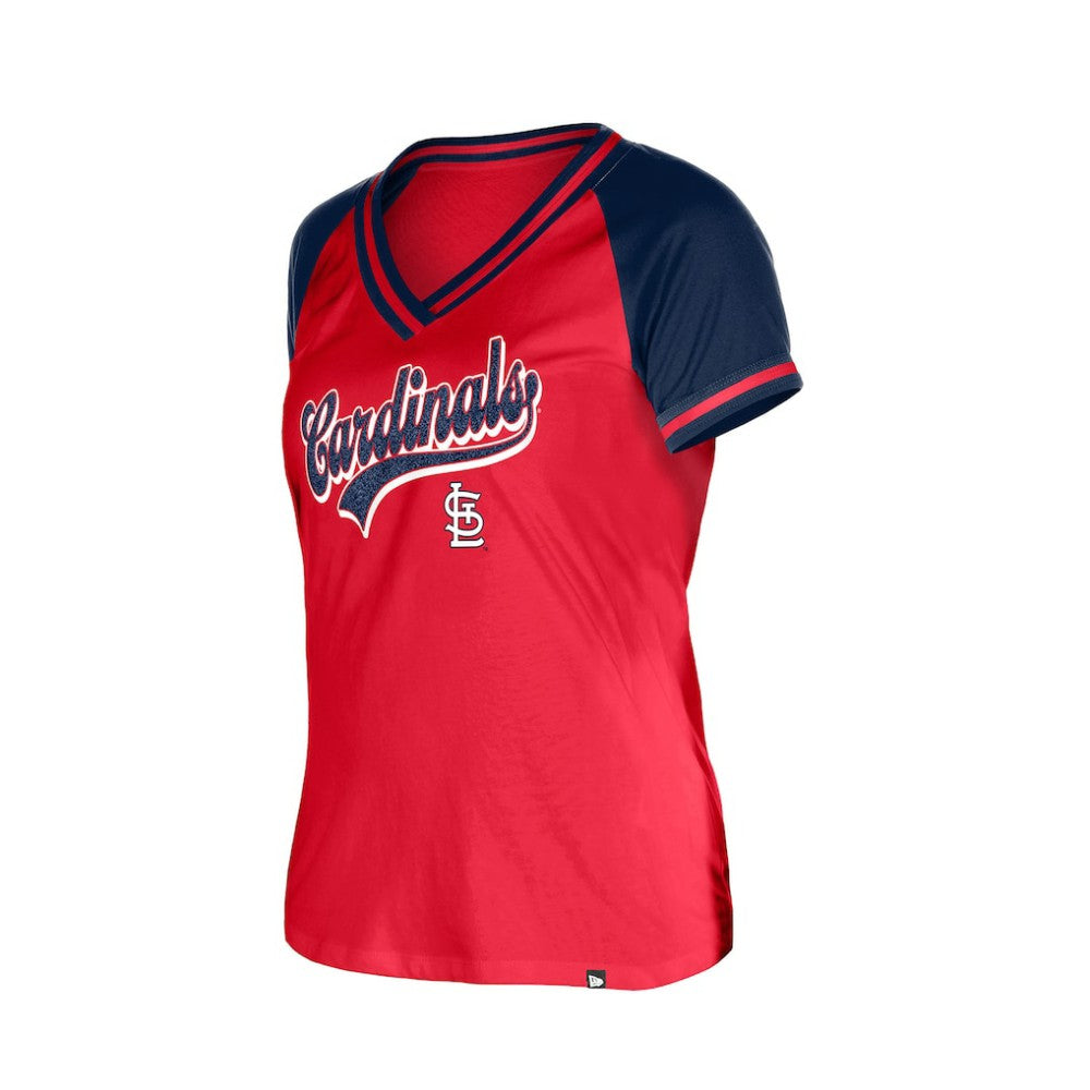St. Louis Cardinals New Era Women's Gameday V-Neck T-Shirt - MLB
