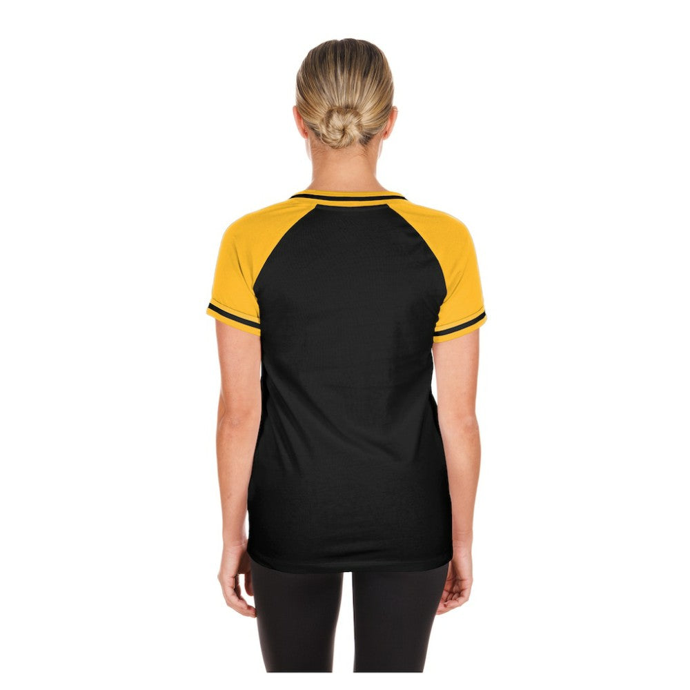 Pittsburgh Pirates New Era Women's Gameday V-Neck T-Shirt - MLB