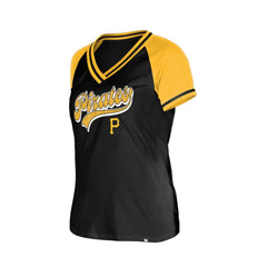 Pittsburgh Pirates New Era Women's Gameday V-Neck T-Shirt - MLB