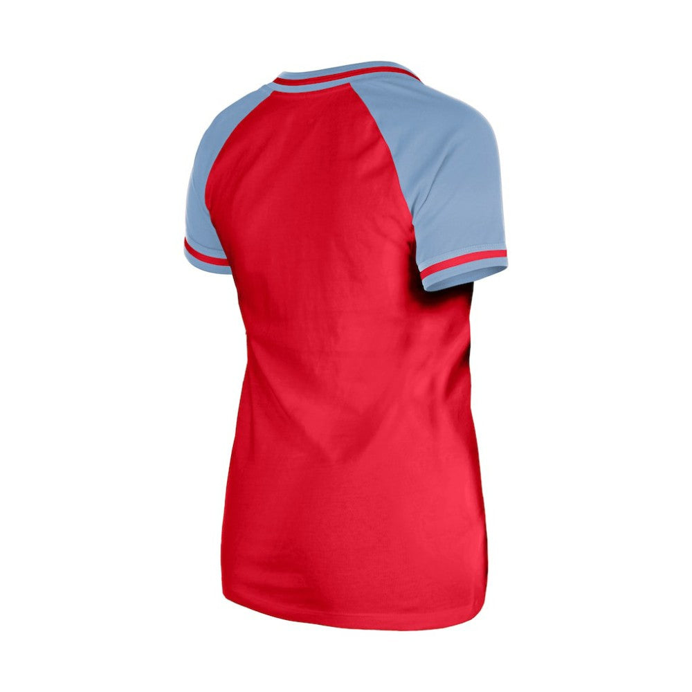 Texas Rangers New Era Women's Gameday V-Neck T-Shirt - MLB