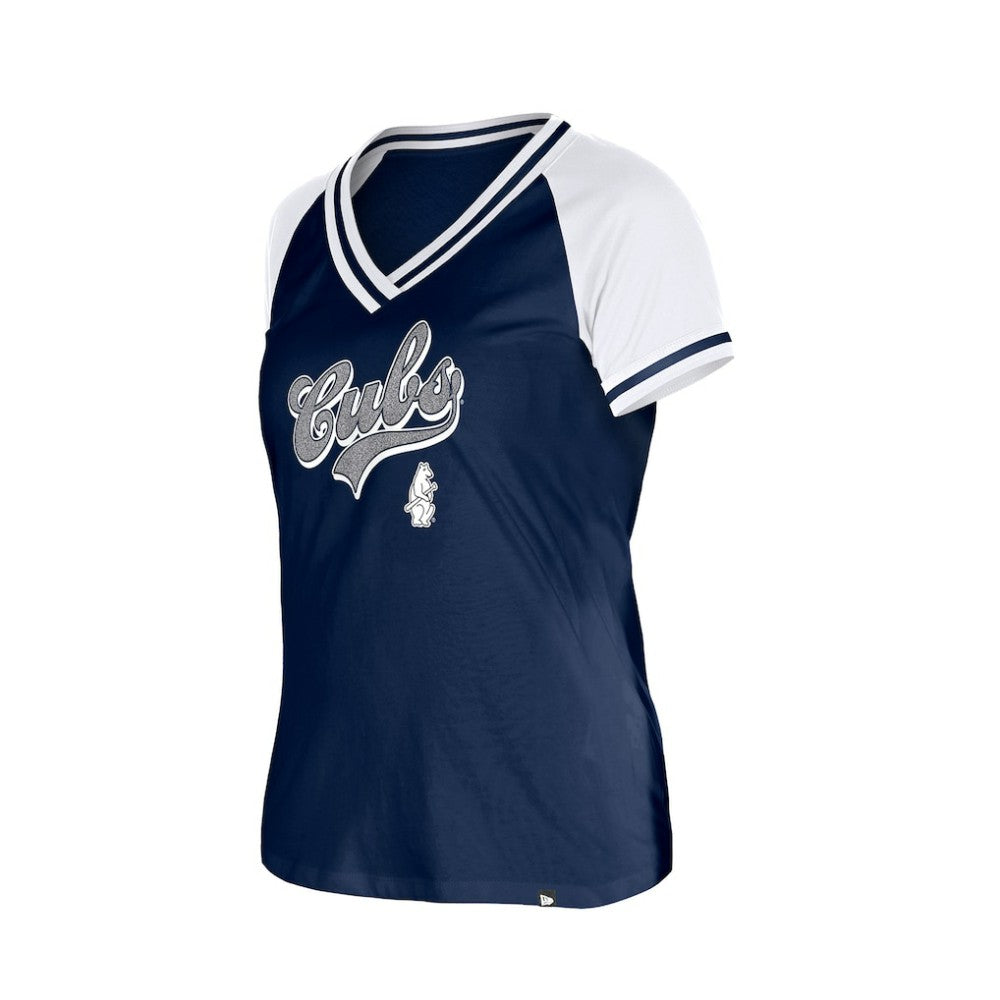 Chicago Cubs New Era Women's Gameday V-Neck T-Shirt - MLB