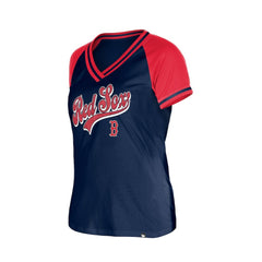 Boston Red Sox New Era Women's Gameday V-Neck T-Shirt - MLB