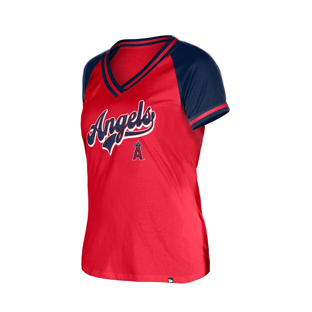 Los Angeles Angels New Era Women's Gameday V-Neck T-Shirt - MLB