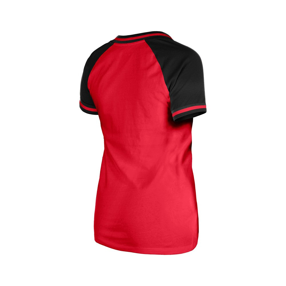 Cincinnati Reds New Era Women's Gameday V-Neck T-Shirt - MLB