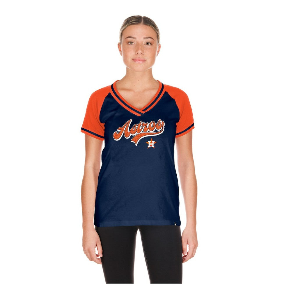 Houston Astros New Era Women's Gameday V-Neck T-Shirt - MLB