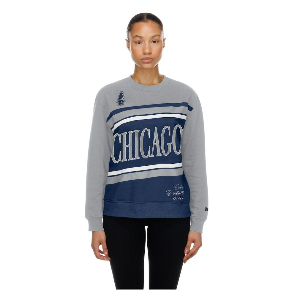 Chicago Cubs New Era Women's Gameday Fleece Sweatshirt - MLB