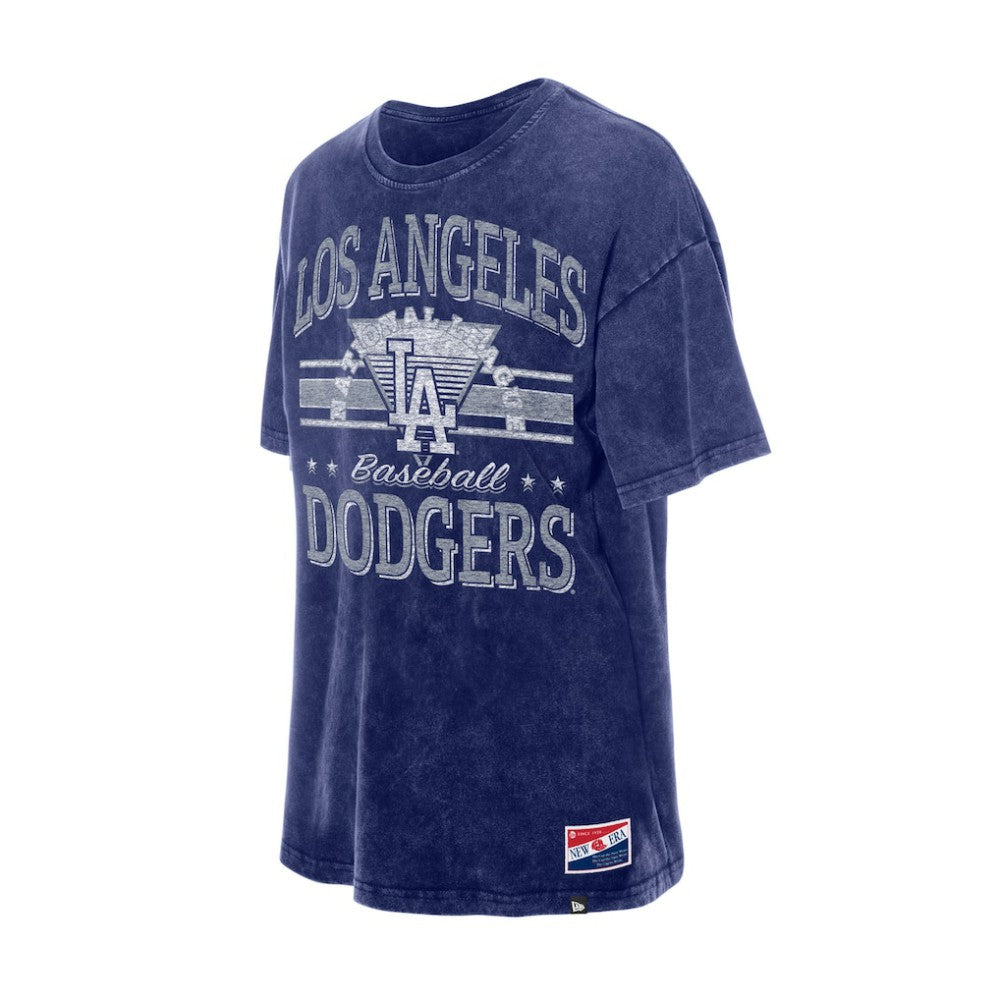 Los Angeles Dodgers New Era Women's Oversized Boyfriend T-Shirt - MLB