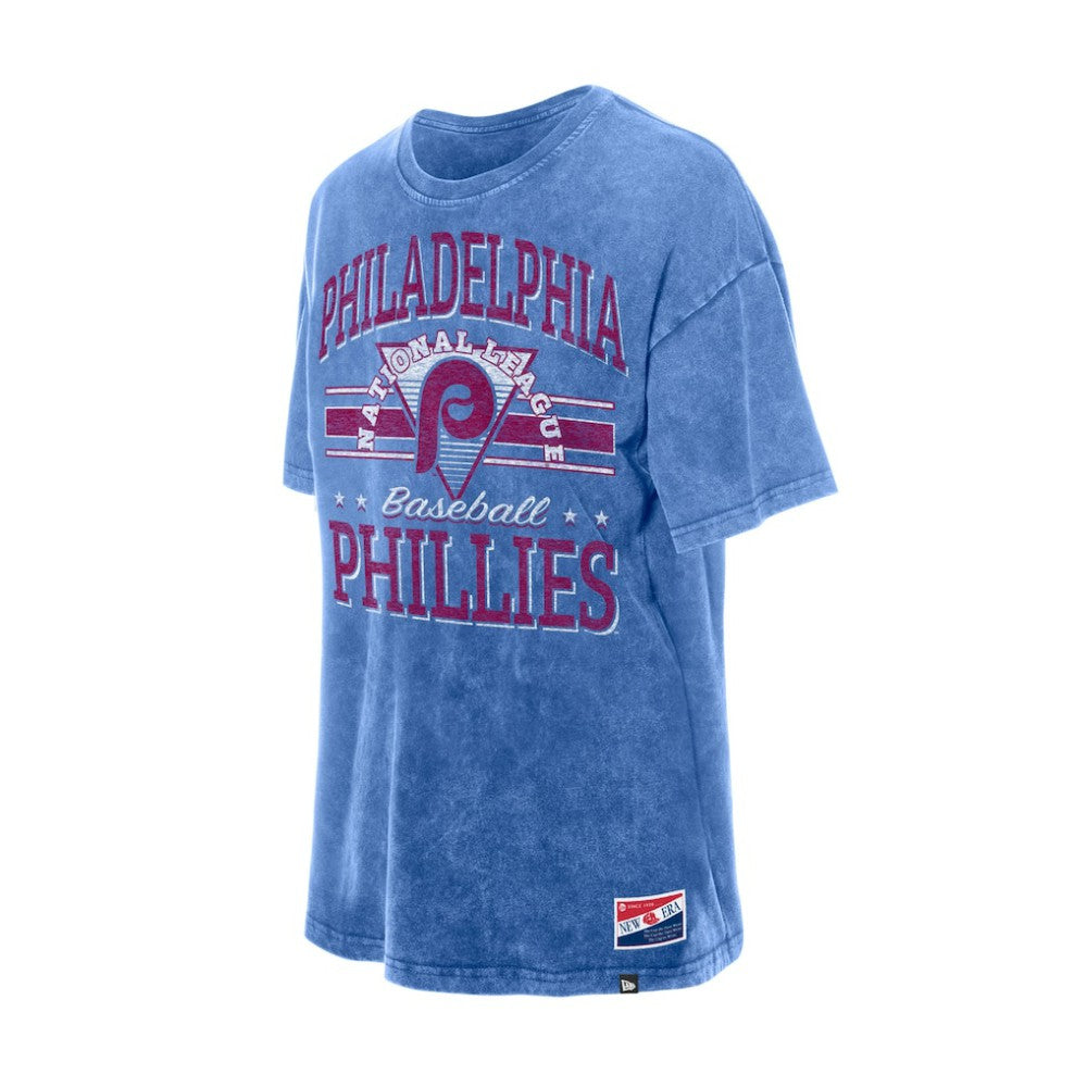Philadelphia Phillies New Era Women's Oversized Boyfriend T-Shirt - MLB